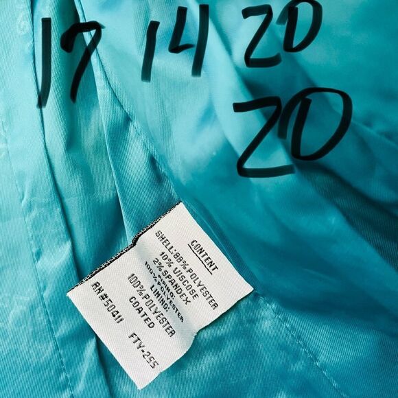 Jessica Simpson Turquoise Blue Winter Pea Coat XS - Picture 4 of 4